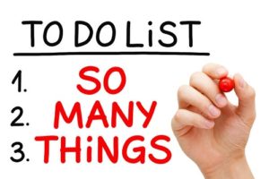 long to do list